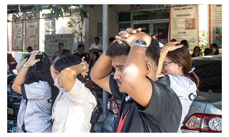 San Fernando City Hall Staff Master Earthquake Survival Skills in Massive Drill