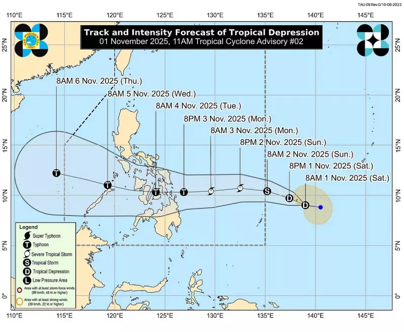 Tropical Depression Approaches Philippines: PAGASA Issues Sunday Entry Alert