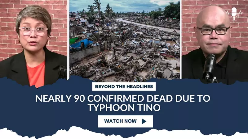 Typhoon Tino's Wrath: Death Toll Nears 90 in Philippines as Rescue Operations Intensify