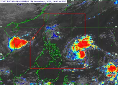 Storm Signal No. 1 Raised in 4 Cebu Areas as Tropical Depression 'Tino' Approaches