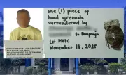 Ex-Rebel Surrenders in Pampanga, Hands Over Grenade in Peace Initiative