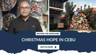 Cebu's Christmas Spirit Shines: Parol Maker, Artists Turn Ruin into Hope