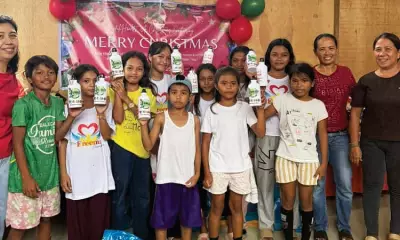 Over 100 Kids Celebrate Christmas at Soong Dumpsite Gathering