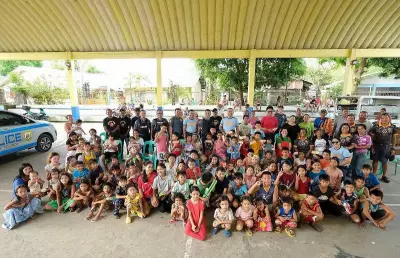 PRO-NIR Brings Holiday Cheer to 100 Children in Remote Negros Barangay