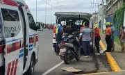 3 Injured in SRP Motorcycle Accident After Van Drops Hose