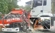 Bohol Fire Truck Crash: Driver Injured After Collision with 10-Wheeler