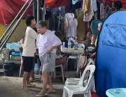 Evacuees in Mandaue City's Umapad Barangay Gym Await Wilma's Exit