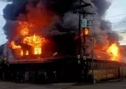 Firefighter Injured in Basilan House Fire, Gas Tanks Hamper Response