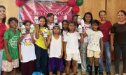 Over 100 Kids Celebrate Christmas at Soong Dumpsite Gathering