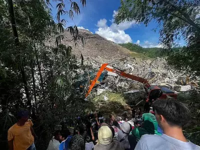 Binaliw Landslide Death Toll Hits 25; Marcos Assures Support, Search Continues