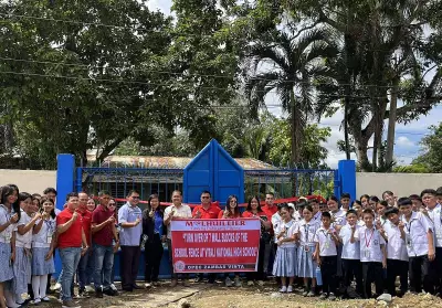 M Lhuillier Rebuilds Vitali High School Fence After 2024 Zamboanga Flood