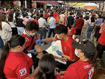 PRC Deploys 200+ Volunteers, 22 Aid Stations for Sinulog 2026 Safety