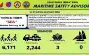 Over 6,200 Stranded as TS Ada Halts Bicol Sea Travel