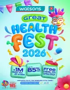 Watsons Great Health Fest 2026: Score 85% Off & Win P1M in Cebu