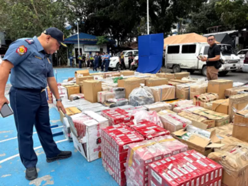 Cebu Police Seize Over P100M in Smuggled Cigarettes in Major Raids