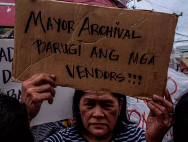 Cebu Vendors Protest Megawide's Carbon Market Fee Collection Plan