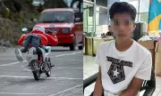 Cebu 'Superman' Motorcyclist Faces Charges After Viral Stunt on Transcentral Highway