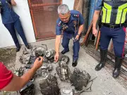 HPG 7 Seizes Suspected Stolen Motor Engines in Talisay City Raid