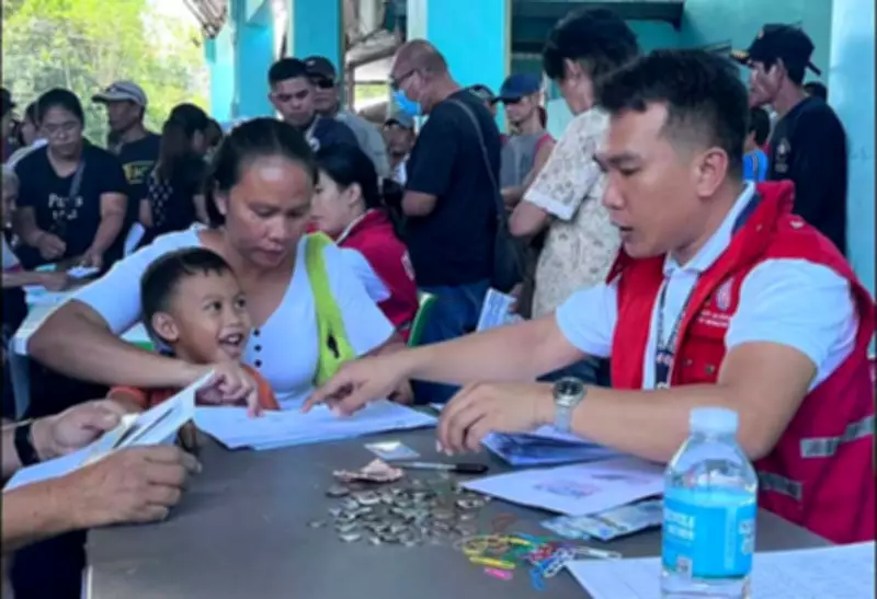 DSWD Distributes Emergency Cash Aid to 1,159 Families Hit by Typhoon Tino in Antique