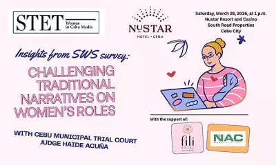 Cebu Media Women's Forum to Challenge Traditional Gender Roles Based on SWS Survey