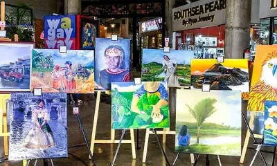 Davao City Showcases Student Artworks at Poblacion Market for National Arts Month