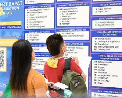 DOLE's Zamboanga Job Fair Secures On-the-Spot Hires for Construction Sector