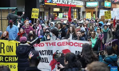 Massive Protest in New York Condemns U.S.-Israeli Strikes on Iran, Filipinos Safe in Middle East
