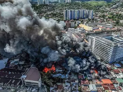 Two Simultaneous Fires Ravage Cebu City Neighborhood, Causing P3.9M Damage
