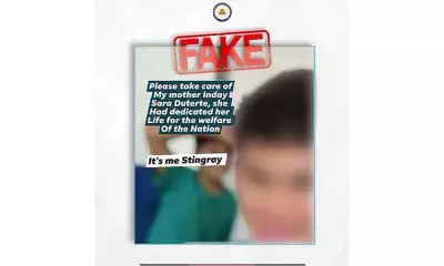 VP Sara Duterte Condemns Unauthorized Use of Son's Photo in Political Propaganda