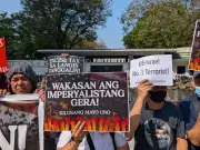 Philippine Labor Group Protests at US Embassy, Condemns US-Israel 'Imperialist War' on Iran