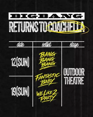 BIGBANG Announces Historic 60-Minute Coachella 2026 Comeback for 20th Anniversary
