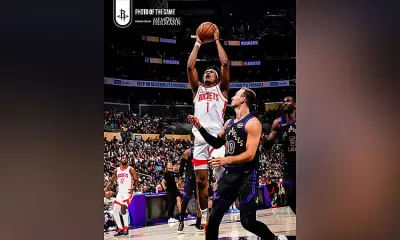 Lakers' New Big Three Powers 101-94 Win Over Rockets in Game 2