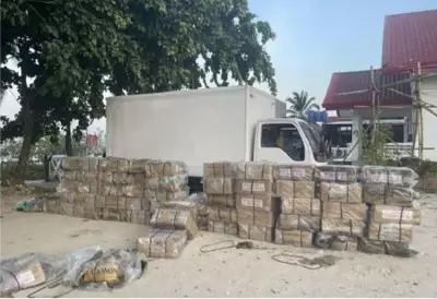 P13.75M Smuggled Cigarettes Seized, Four Arrested in Negros Occidental Resort Raid