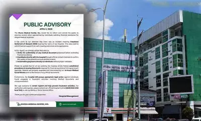 Panabo City Hospital Warns Public About Fake Medical Document Scam