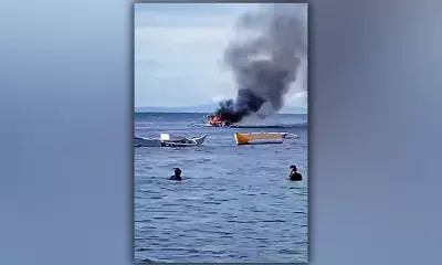 Pump Boat Fire in Alcoy, Cebu Causes P50,000 Damage