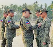 1102nd Infantry Brigade Honors Newly Promoted Personnel in Sulu Ceremony