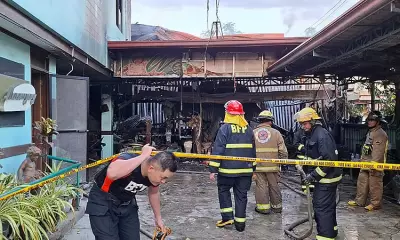 German National Dies in Mandaue Pension House Fire, P8M Damage