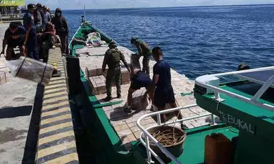 P52M Smuggled Cigarettes Intercepted Off Davao Oriental Coast