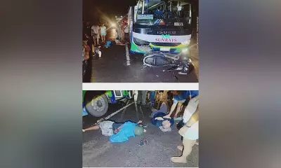 Two Foreign Nationals Injured in Bus-Motorcycle Crash in Santander