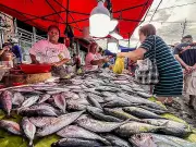Cebu vendors stage satirical Santacruzan against Carbon market privatization