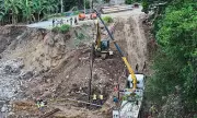 DPWH Builds Bailey Bridge in Davao City After Callawa Bridge Collapse
