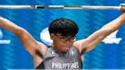 Filipino Weightlifter Albert Delos Santos Wins Gold at IWF World Junior Championship