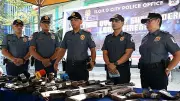 Iloilo City Police Present 140 Surrendered Loose Firearms in Ceremony
