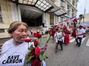 Vendors Hold Santacruzan Procession Against Carbon Market Privatization