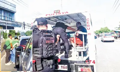 Foreign Driver Refuses to Exit SUV After Hit-and-Run in Talisay