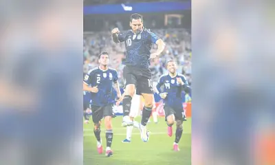 Messi breaks World Cup record with goals in seven straight matches