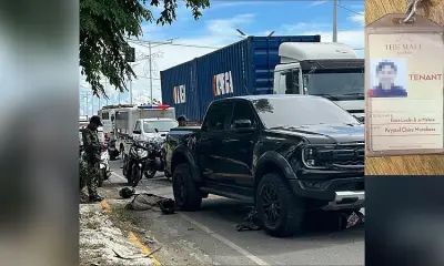 Motorcycle Rider Dies After Ford Raptor U-Turn Crash in Cebu