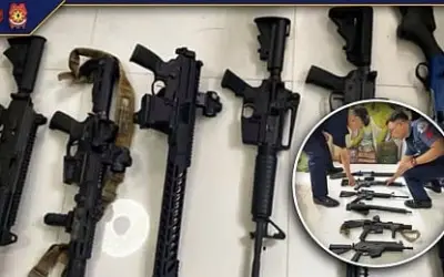 PNP Custodies 6 More Guns of Sen. Dela Rosa, Total Now 26