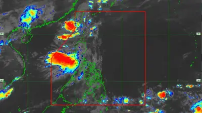 Tropical Depression Ester Maintains Strength as It Moves Across Southern Taiwan