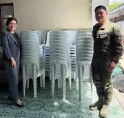 AFPSLAI Donates 70 Chairs to 1102nd Infantry Brigade Chapel in Sulu